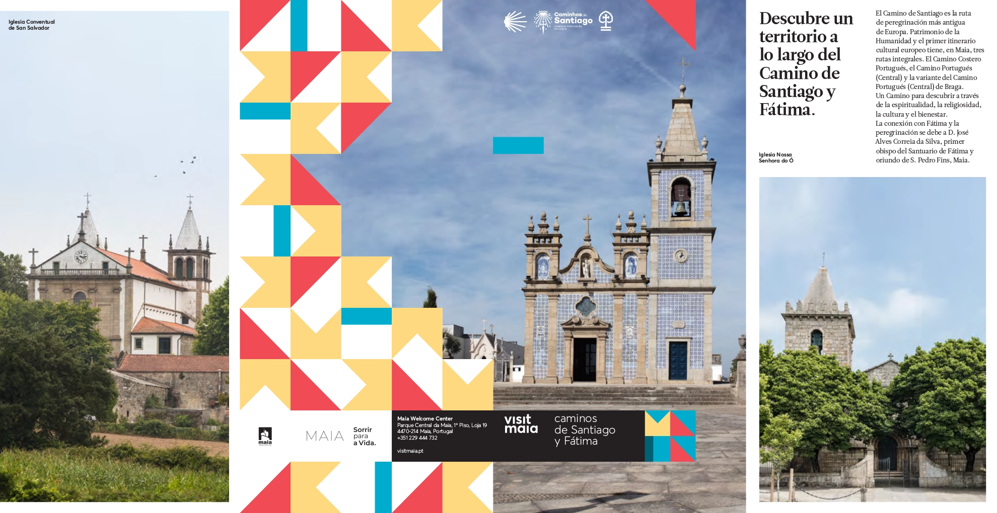 Folleto El Camino de Santiago y Fátima