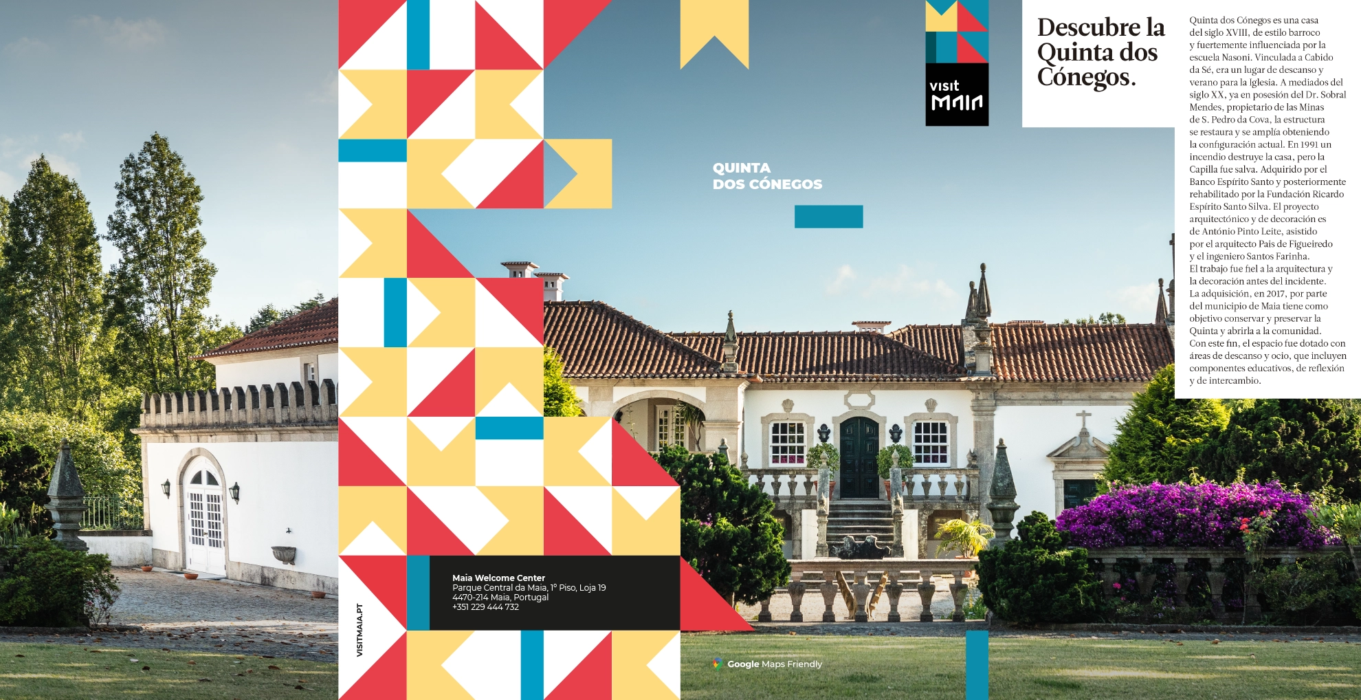 Folleto de Quinta dos Cónegos